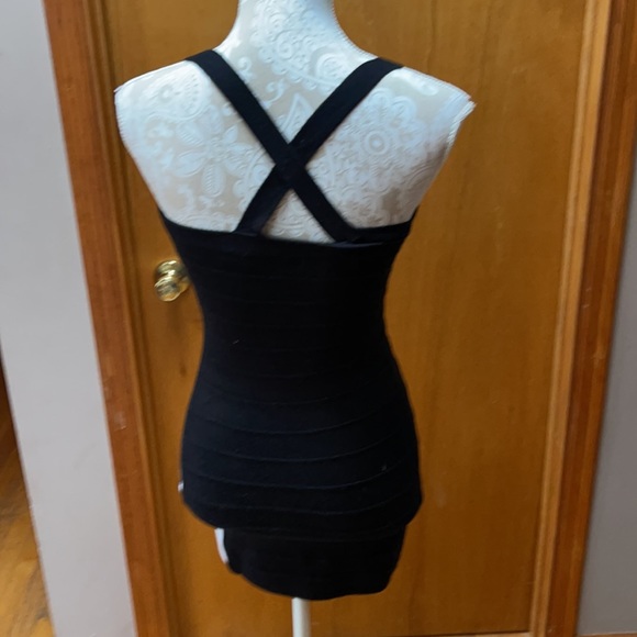 WOW Couture bodycon graphic mini sweater dress. Size small - Picture 3 of 4